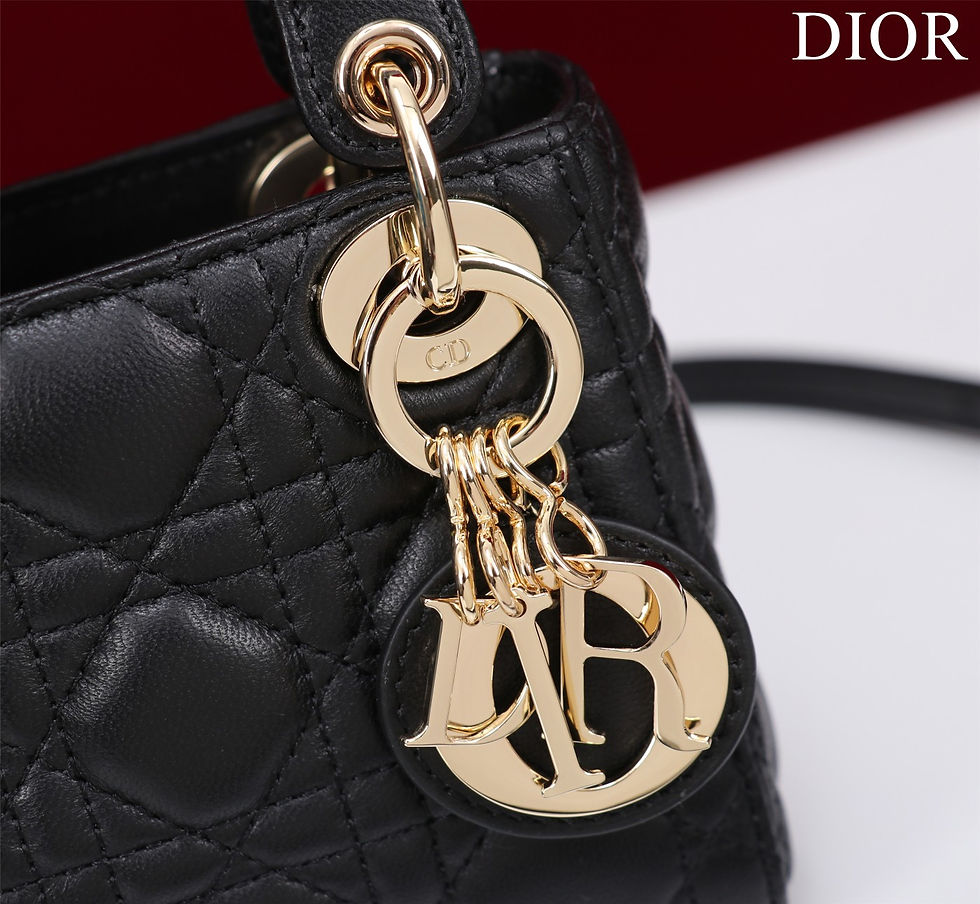 Thumbnail: LADY DIOR MICRO CANNAGE LAMBSKIN BAG