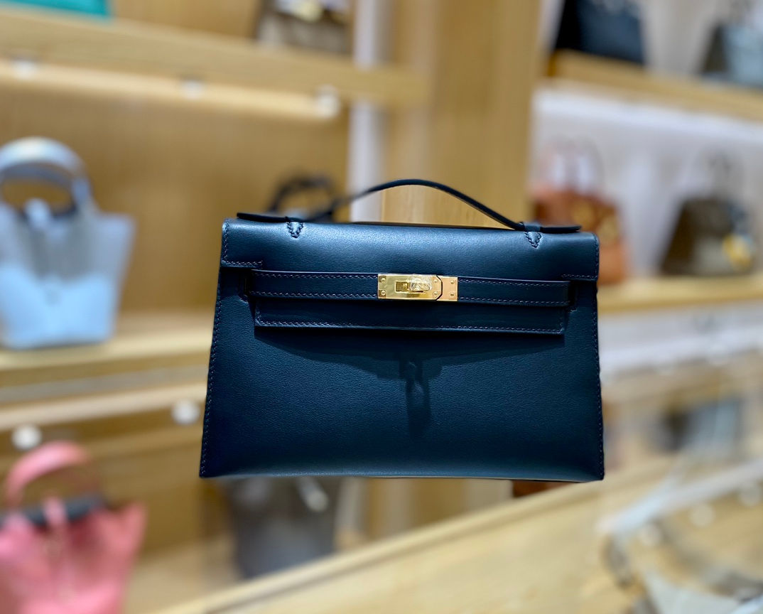 HERMES MINI KELLY 22 SWIFT GHW