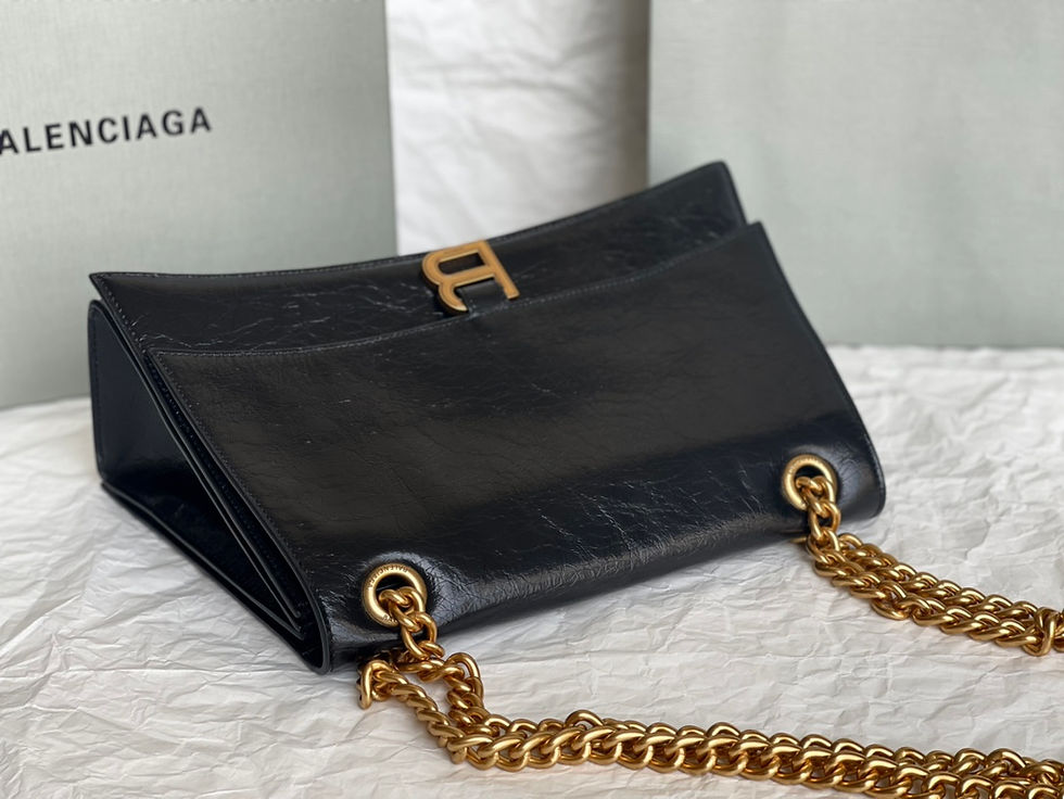 Thumbnail: BALENCIAGA CRUSH MEDIUM CHAIN BAG QUILTED 