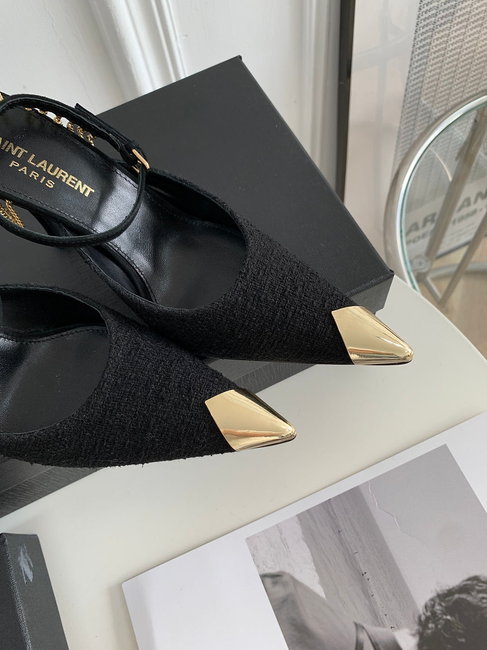 Thumbnail: YSL SLING CHAIN PUMPS