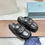 Thumbnail: PRADA SOFT PADDED NAPPA LEATHER SABOTS SANDAL
