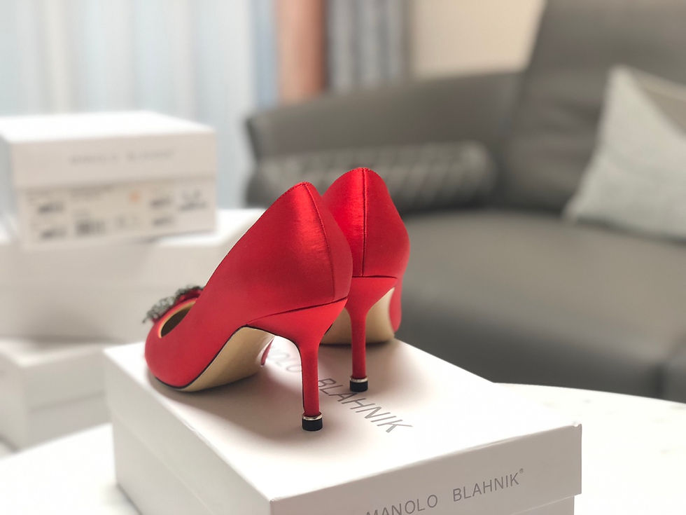 Thumbnail: MANOLO BLAHNIK HINGISI HEELS