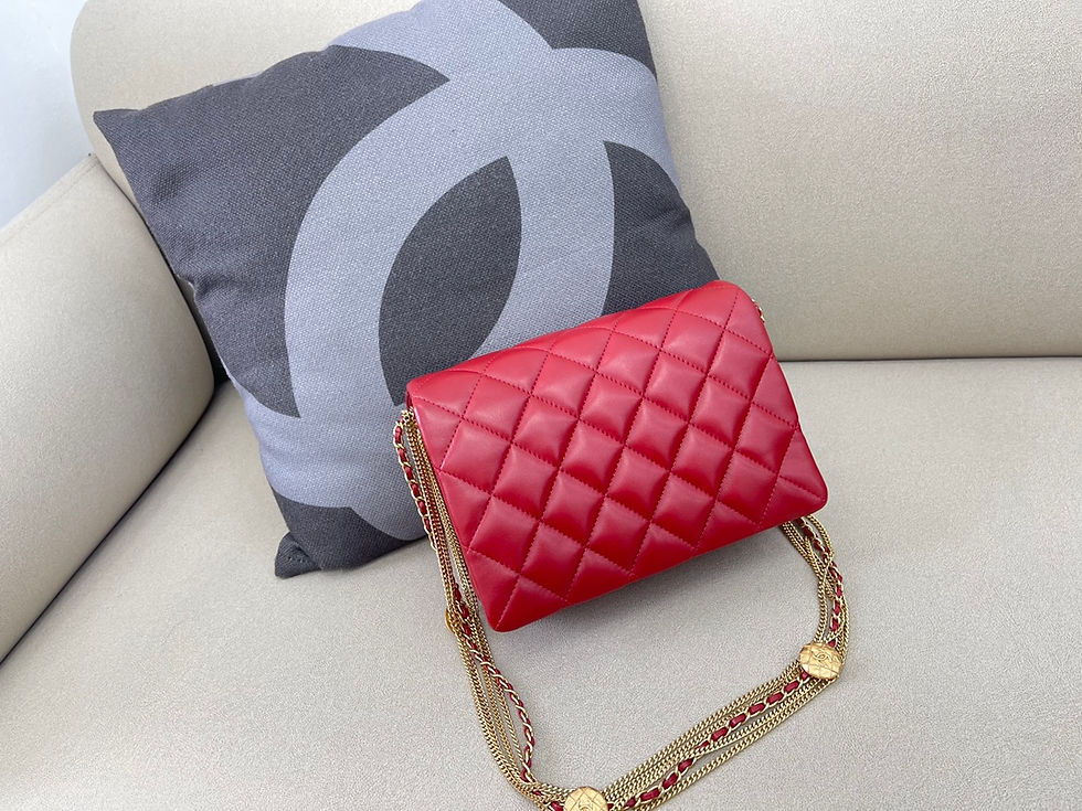 Thumbnail: CHANEL 19 COIN STRAP 22 A BAG