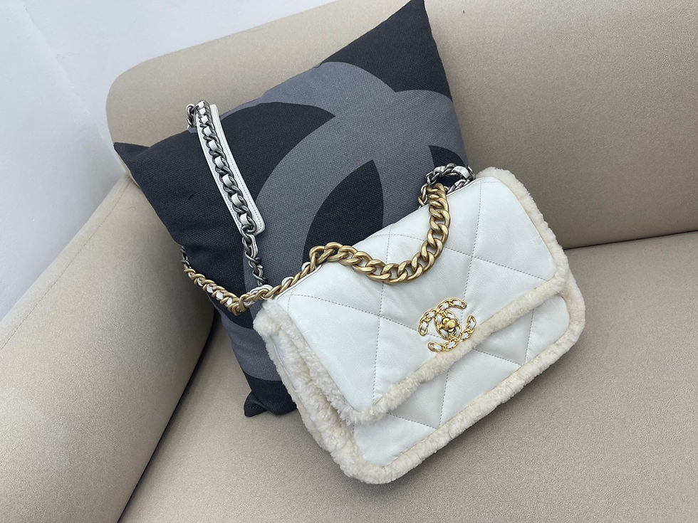 Thumbnail: CHANEL 19 FLAP MEDIUM BAG