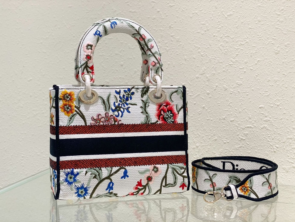 Thumbnail: LADY DIOR D-LITE MEDIUM BAG 