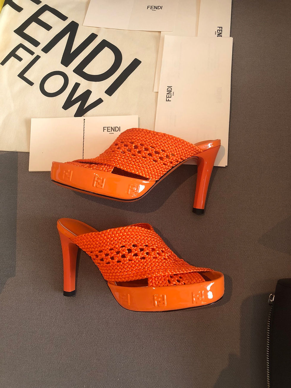 Thumbnail: FENDI REFLACTIONS HEELS