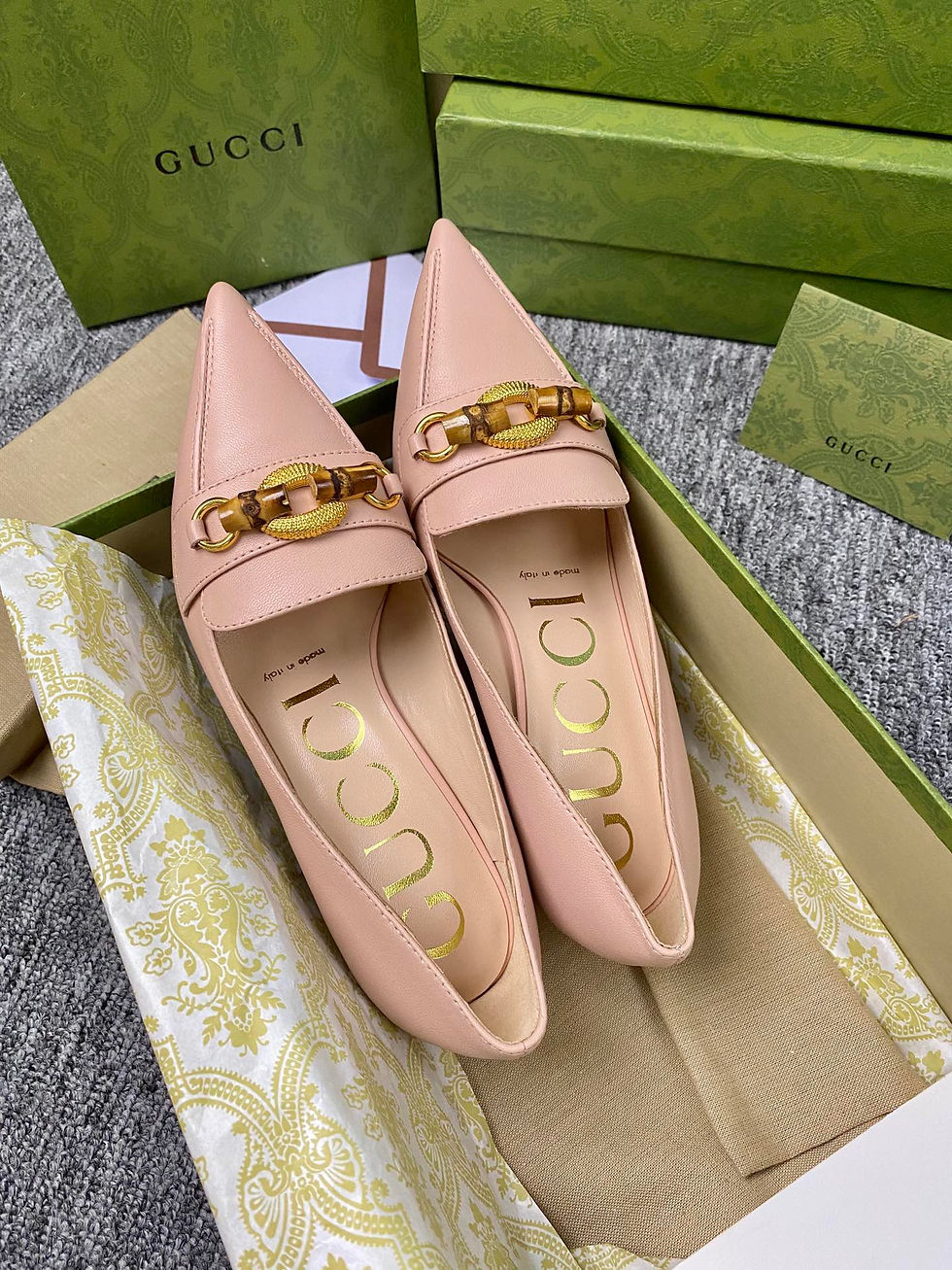 Thumbnail: GUCCI SLINGBACK HEELS