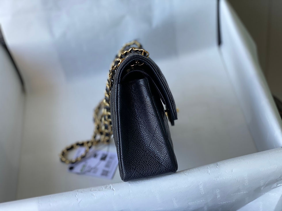 Thumbnail: CHANEL CF SMALL CAVIAR BAG