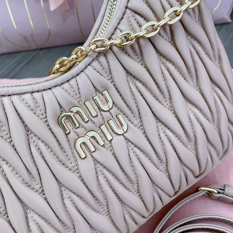 Thumbnail: MIU MIU MATELASSE NAPPA LEATHER SHOULDER BAG