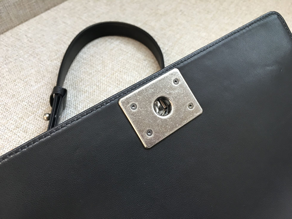 Thumbnail: CHANEL LEE BOY SMALL LAMBSKIN BAG