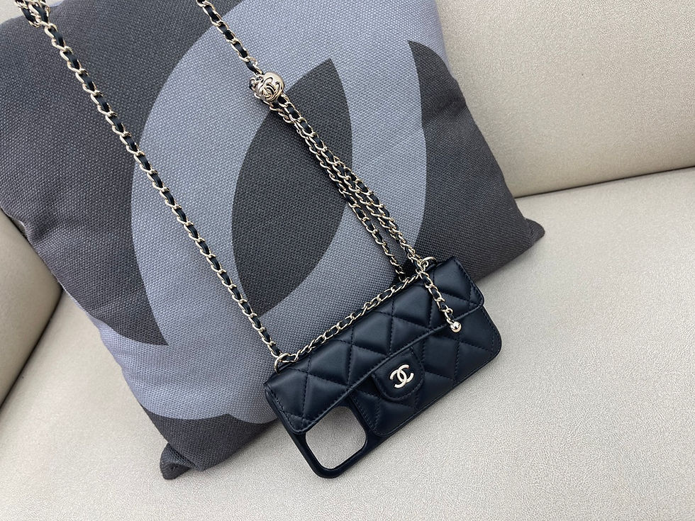 Thumbnail: CHANEL PHONE  CASE WITH CHAIN