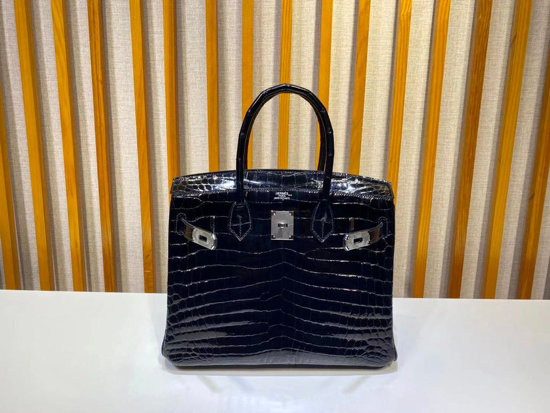 HERMES BIRKIN 25 CROCODILE PHW
