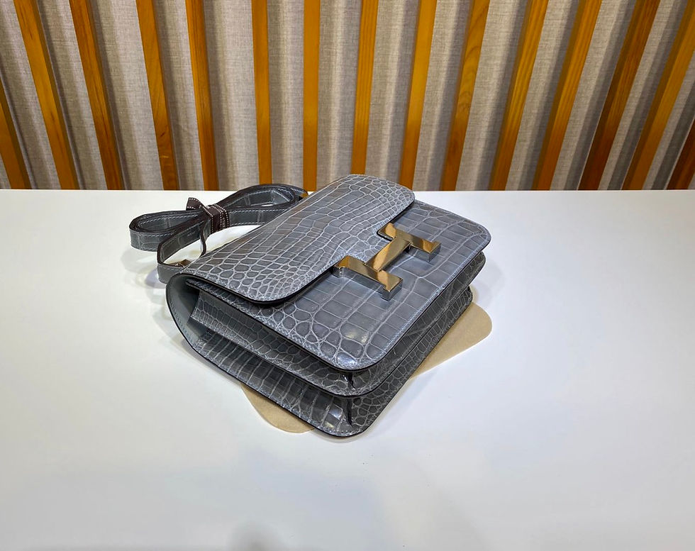 Thumbnail: HERMES CONSTANCE 24 CROCODILE PHW