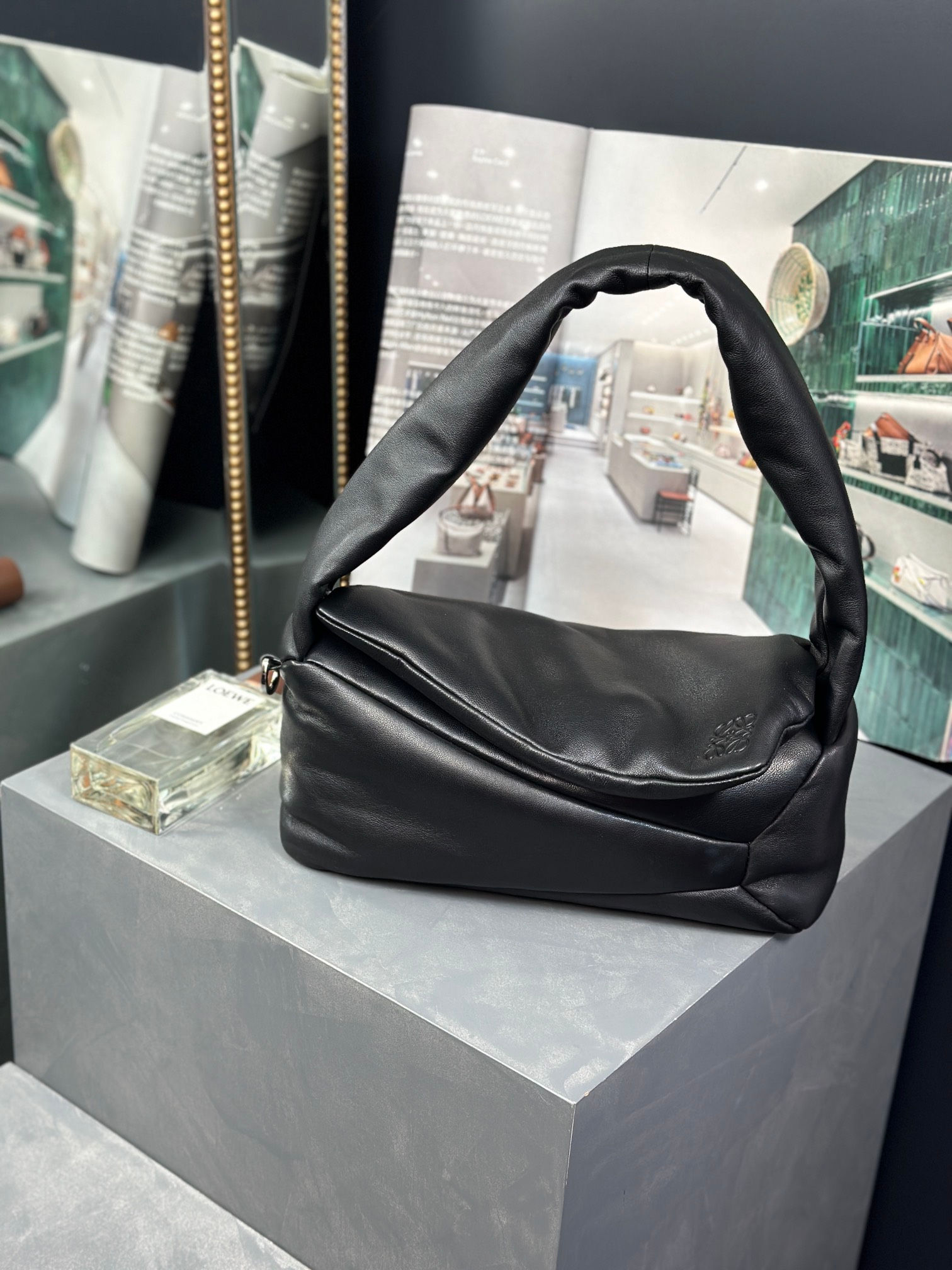 LOEWE PUZZLE HOBO BAG IN CALFSKIN