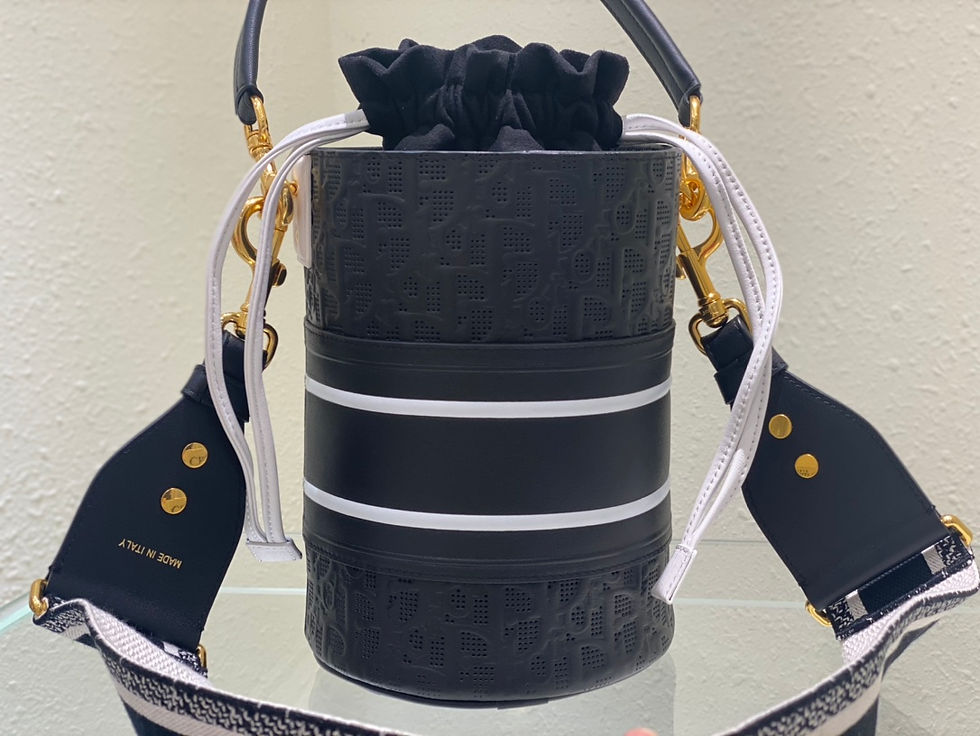 Thumbnail: DIOR D-BUBBLE BUCKET OBLIQUE BAG