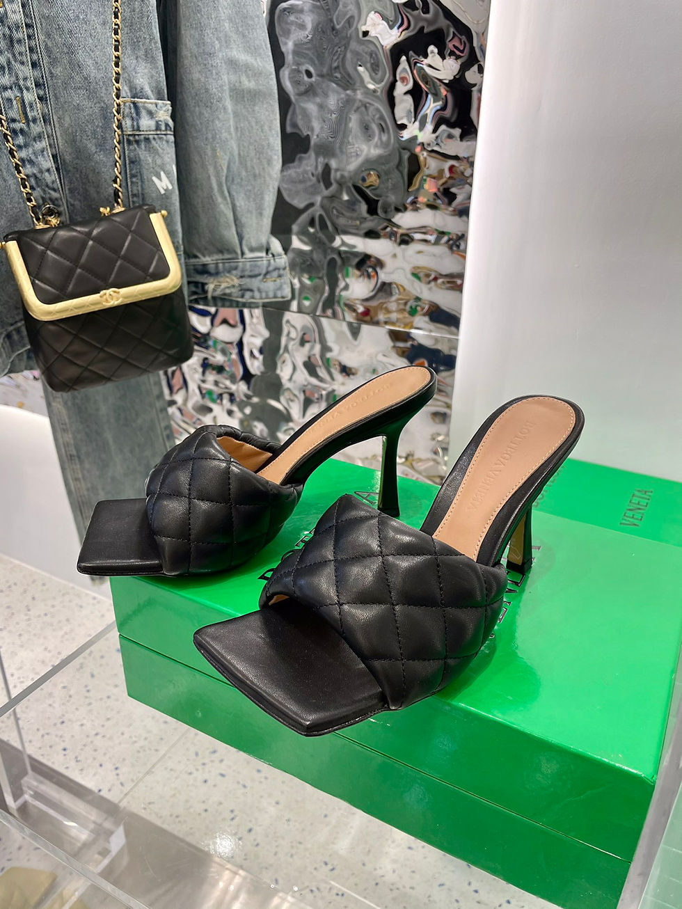 Thumbnail: BOTTEGA VENETA LIDO HEELS