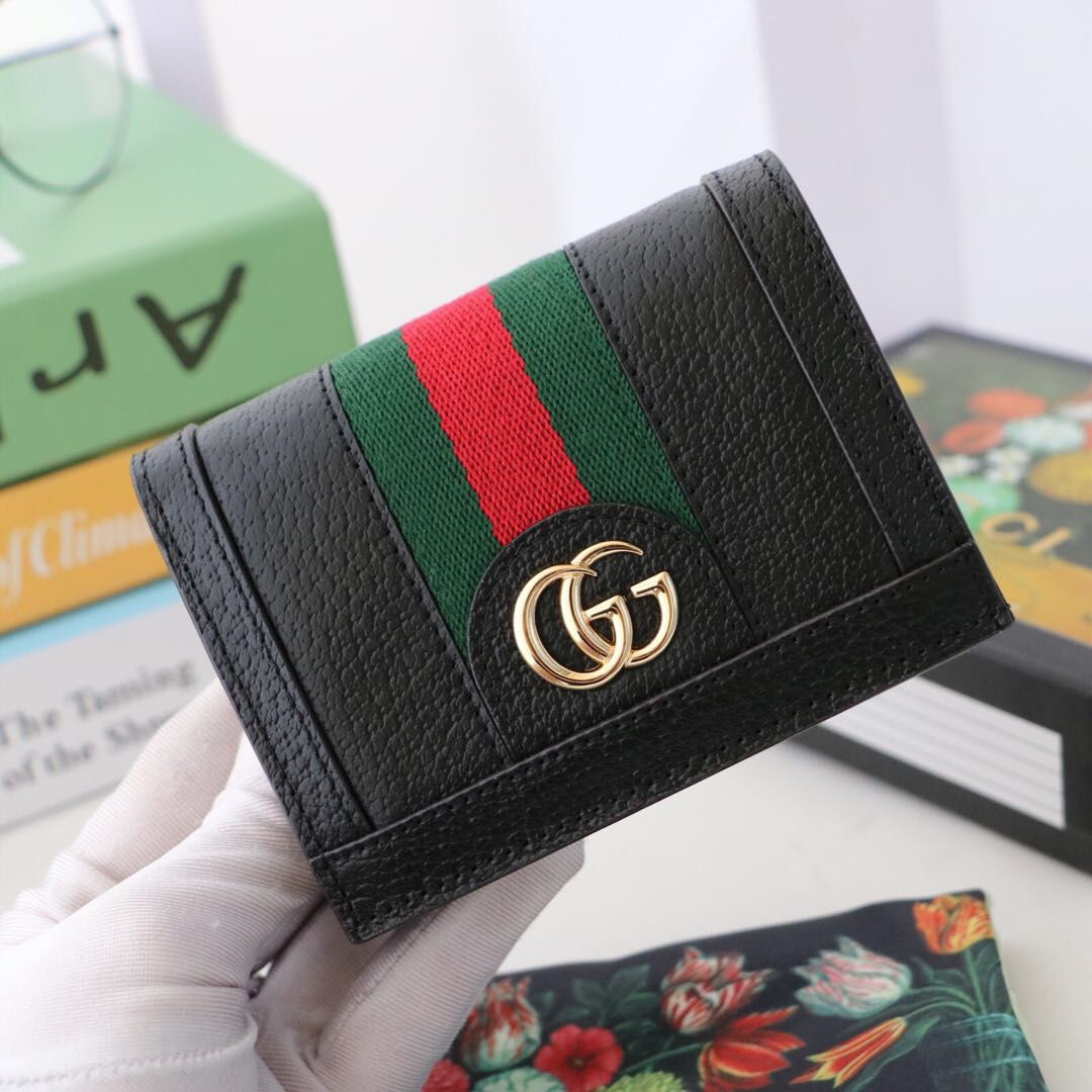 GUCCI OPHIDIA CARD WALLET