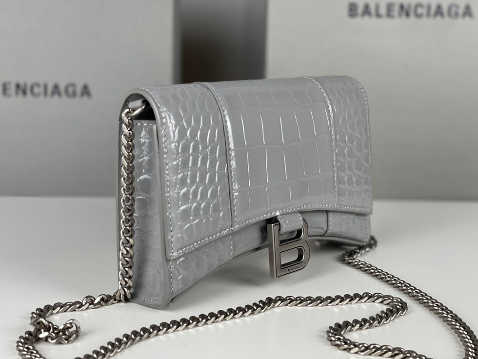 Thumbnail: BALENCIAGA HOURGLASS WALLET WITH CHAIN