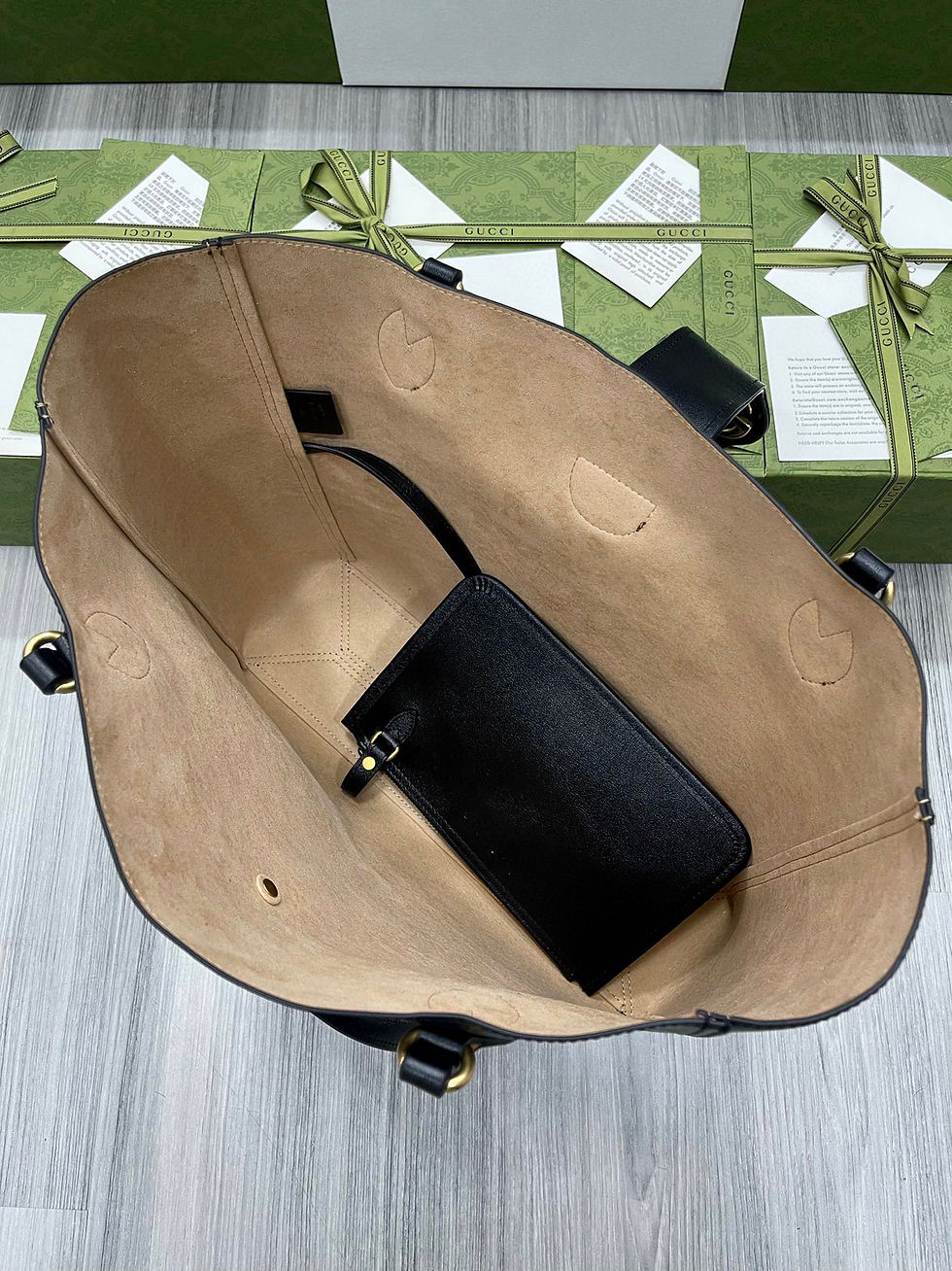 Thumbnail: GUCCI MEDIUM TOTE WITH DOUBLE G