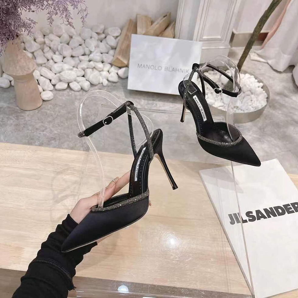 Thumbnail: MANOLO BLAHNIK NARCONA HEELS