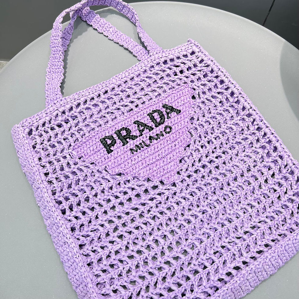 Thumbnail: PRADA CROCHET TOTE BAG
