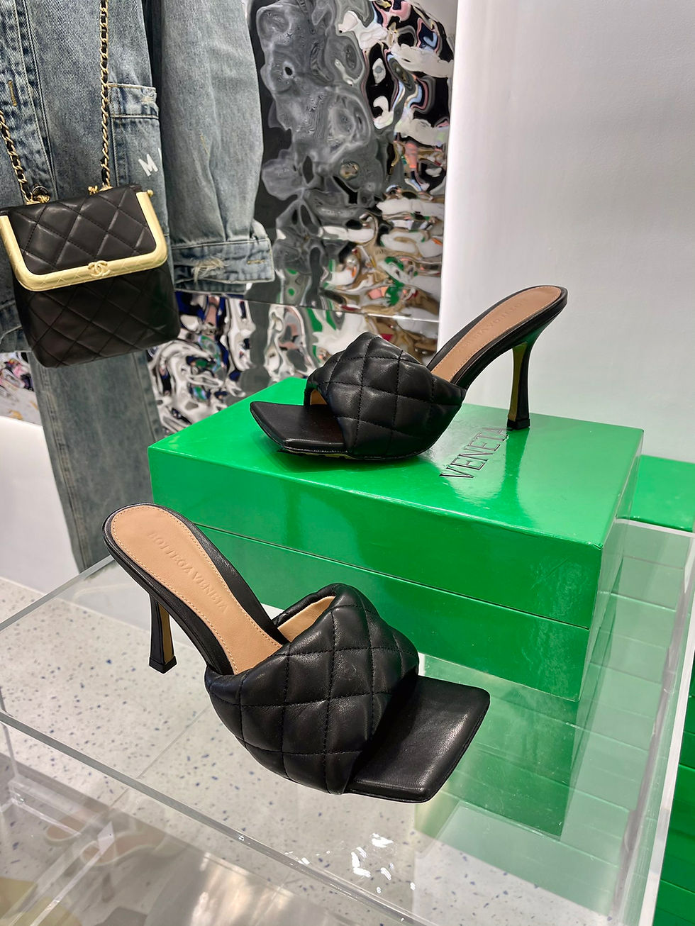 Thumbnail: BOTTEGA VENETA LIDO HEELS
