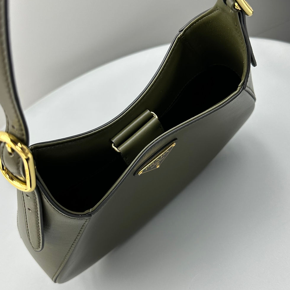 Thumbnail: PRADA CLEO BRUSHED LEATHER SHOULDER BAG