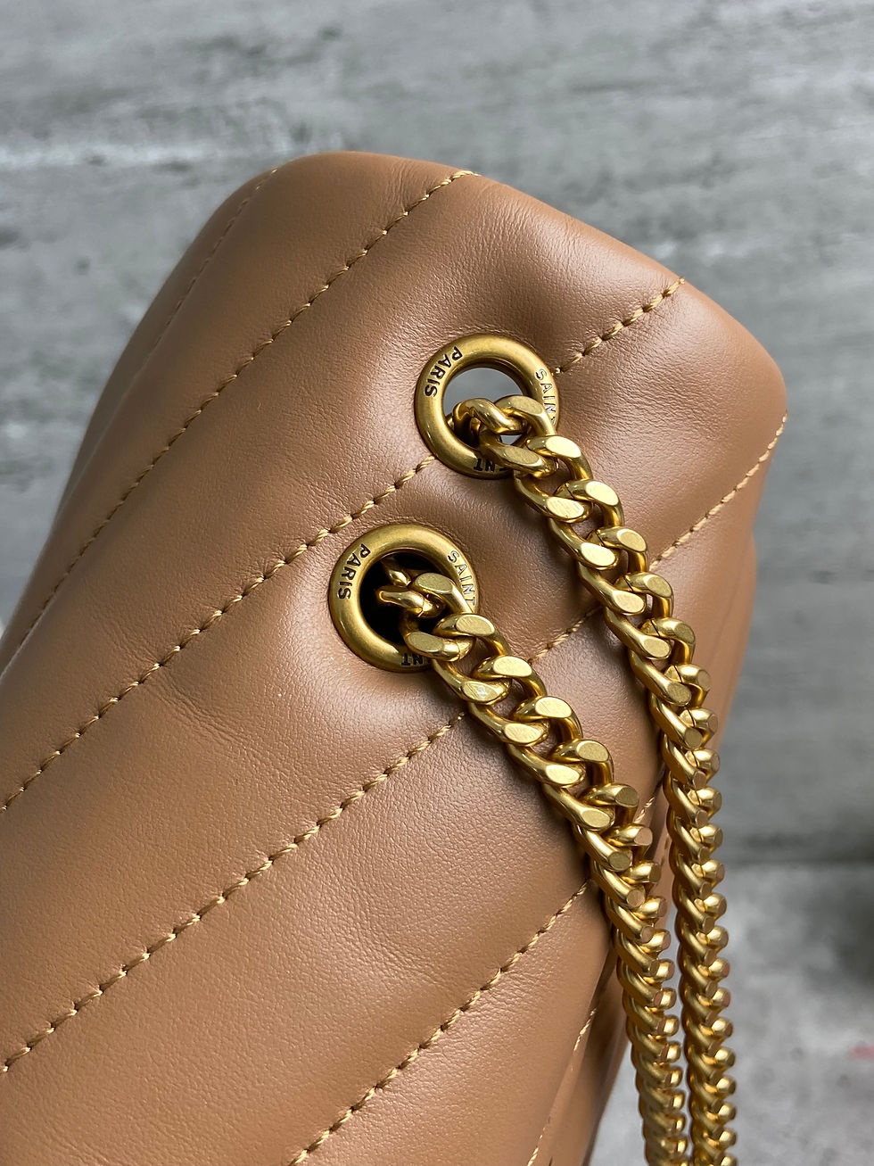 Thumbnail: YSL LOULOU SMALL CHAIN BAG IN QUILTED"Y" LEATHER