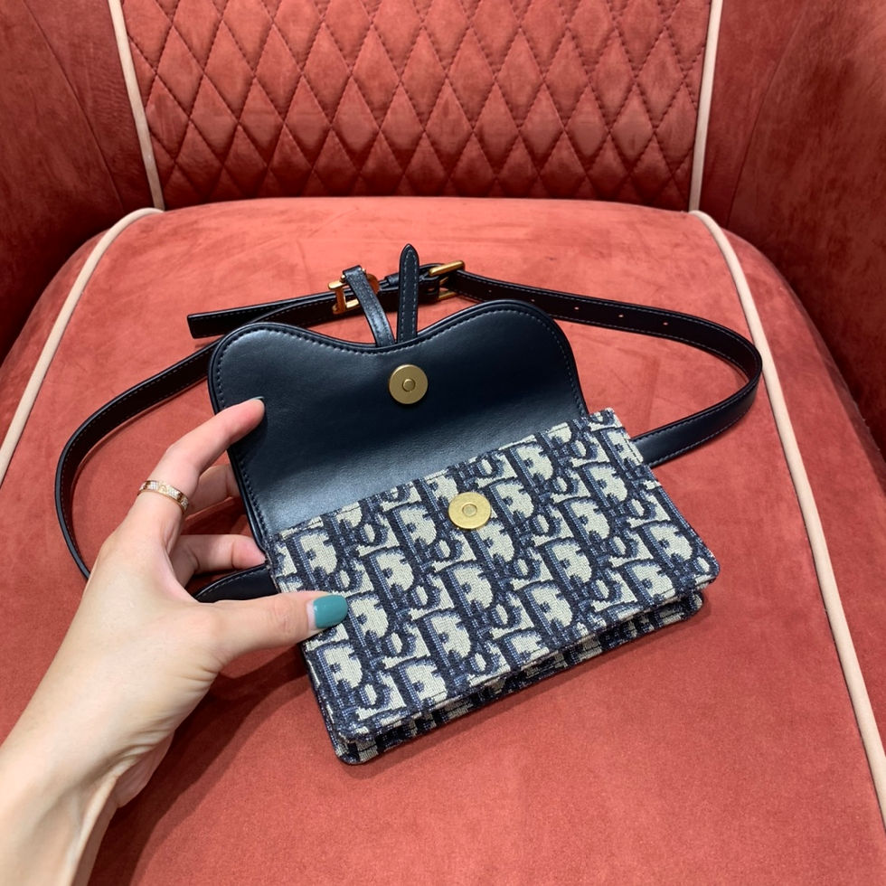 Thumbnail: DIOR SADDLE BELT BAG OBLIQUE BAG