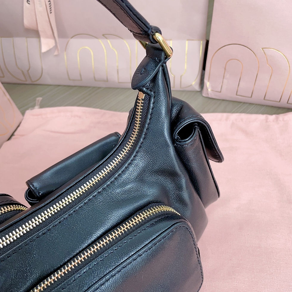 Thumbnail: MIU MIU NAPPA LEATHER POCKET BAG