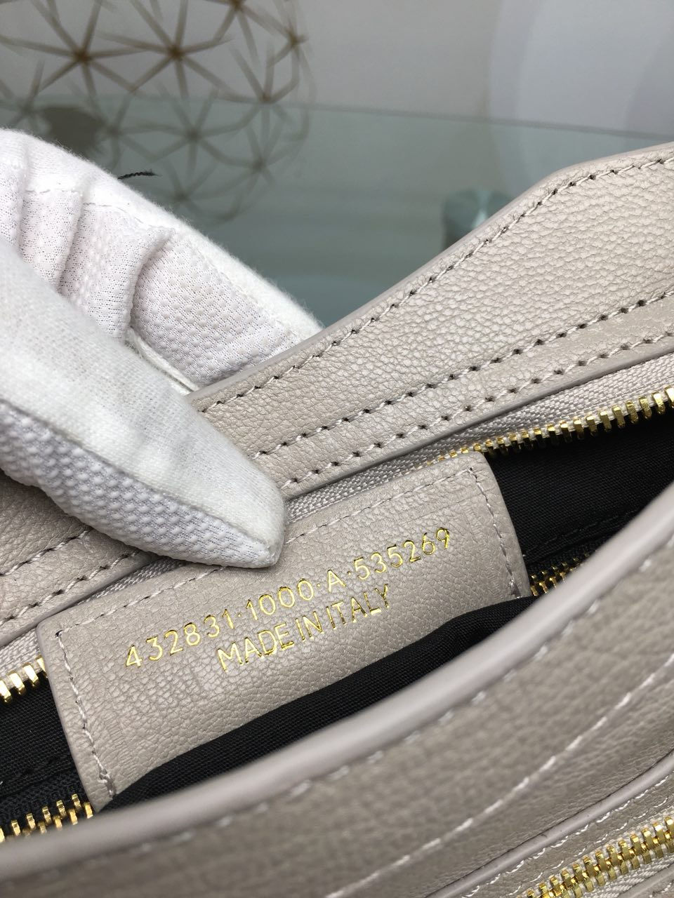 Thumbnail: BALENCIAGA METALLIC CITY EDGE SMALL BAG