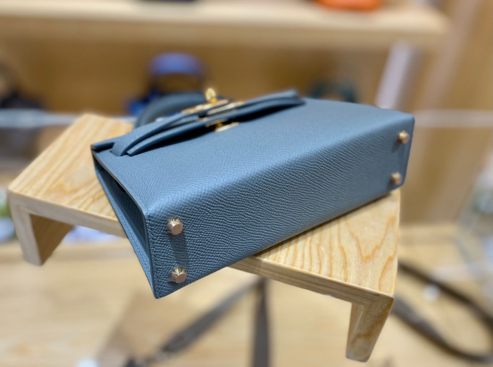 Thumbnail: HERMES MINI KELLY 19 EPSOM GHW