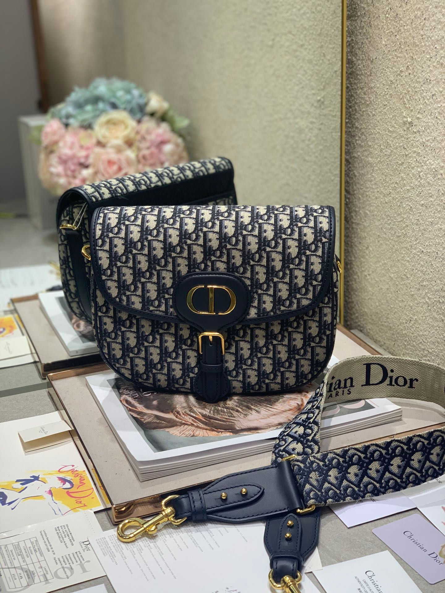 DIOR BOBBY LARGE OBLIQUE