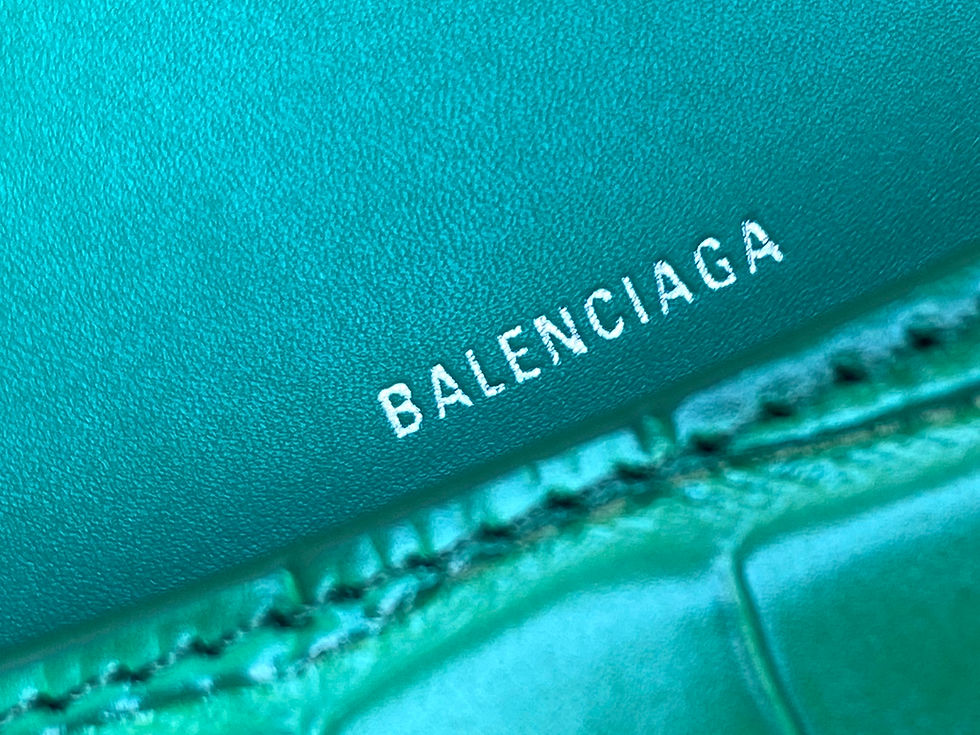Thumbnail: BALENCIAGA HOURGLASS HANDBAG SMALL CROCODILE 