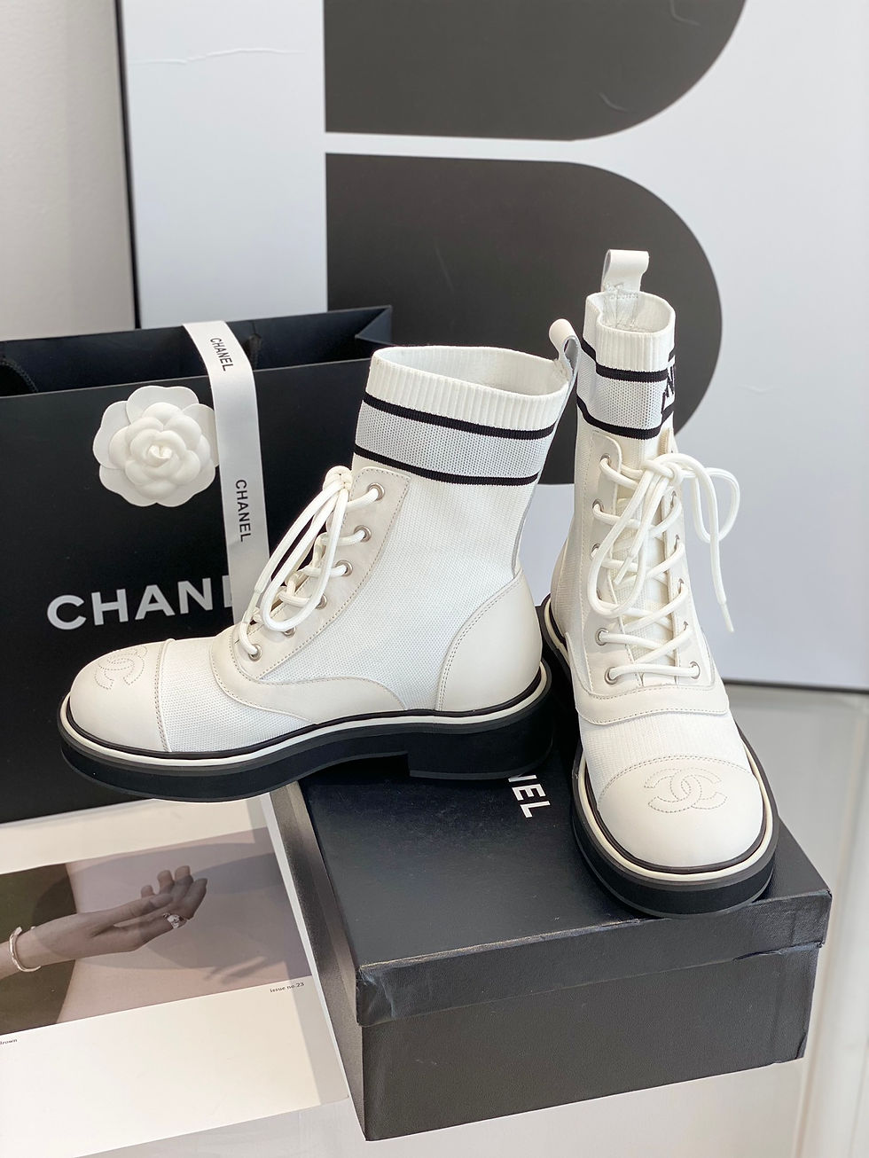 Thumbnail: CHANEL LACE-UPS