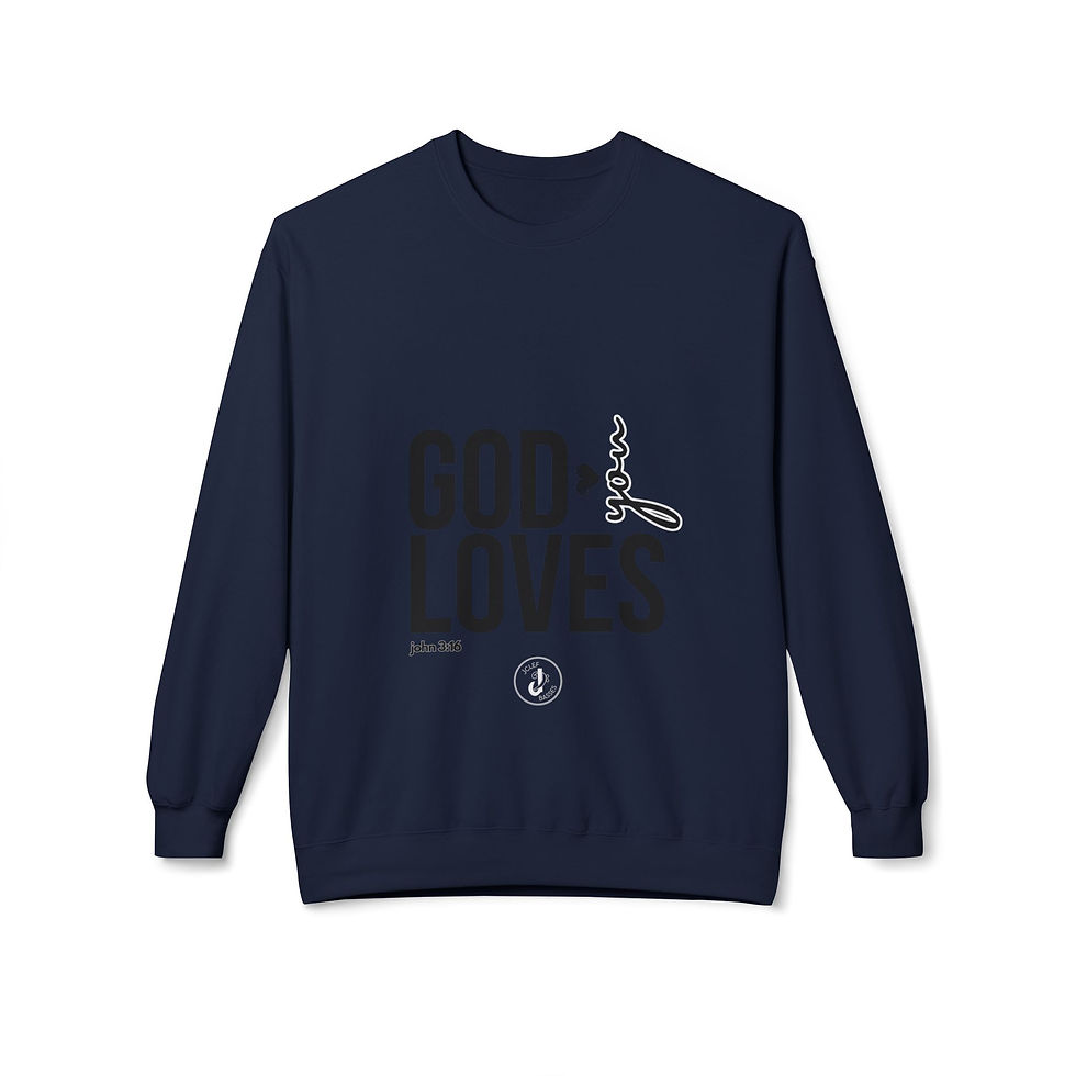 Thumbnail: JClef "God Loves You" Crewneck Sweatshirt 