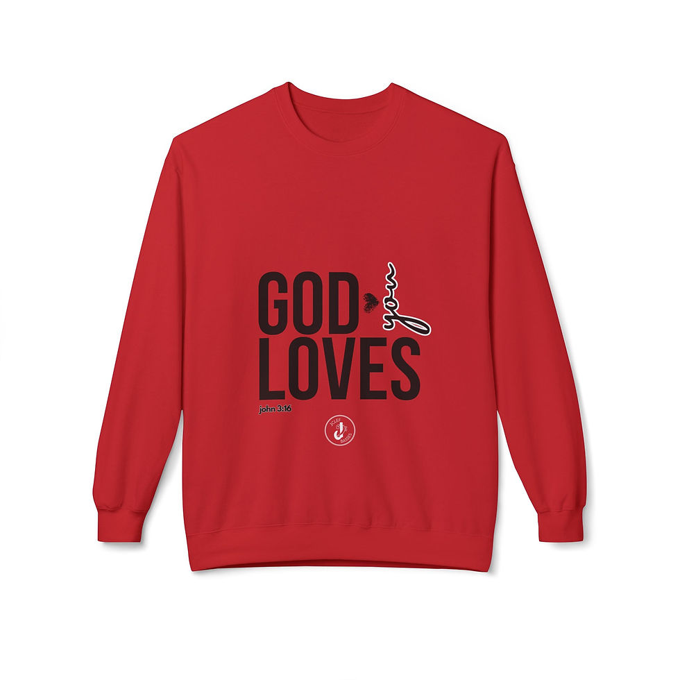 Thumbnail: JClef "God Loves You" Crewneck Sweatshirt 