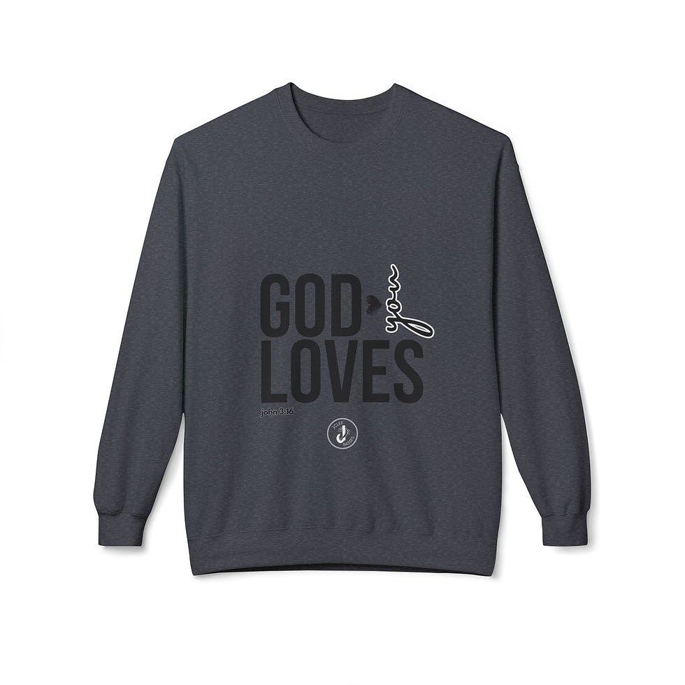 Thumbnail: JClef "God Loves You" Crewneck Sweatshirt 