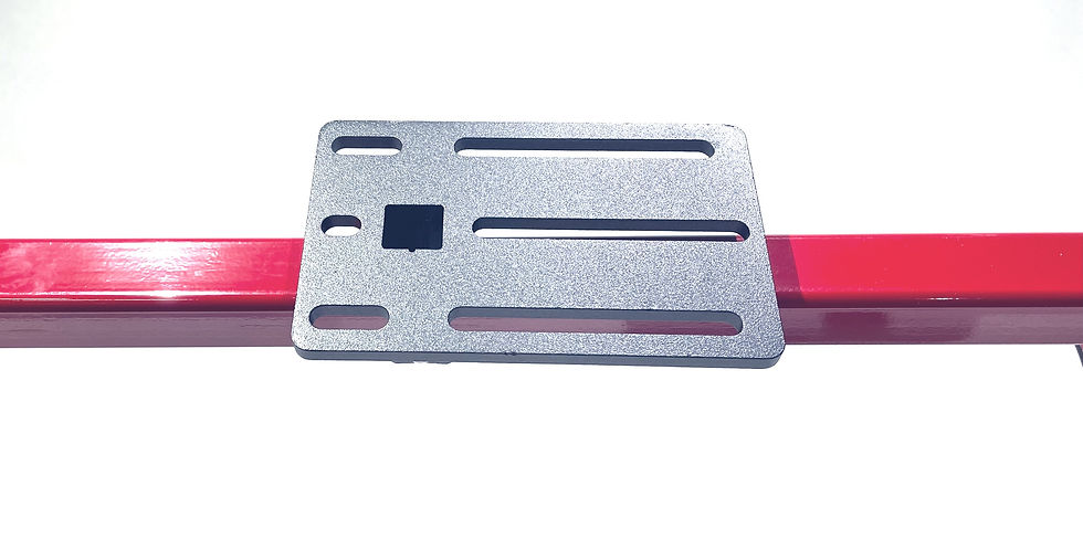 Thumbnail: EXR B23 Click-In Tent Bracket, 3.8"x6", 5/16" bolt holes - SITS PARALLEL