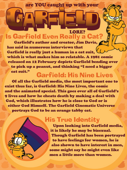 Garfield Infographic