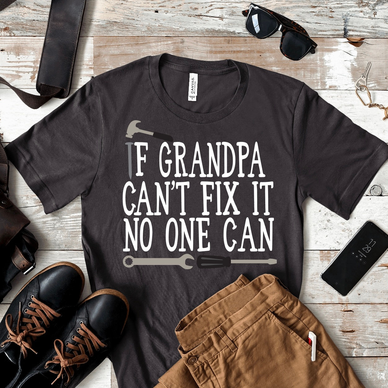 If Grandpa Can’t Fix It T-Shirt