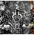 Tres faces del aspecto central del mural 1939-1940