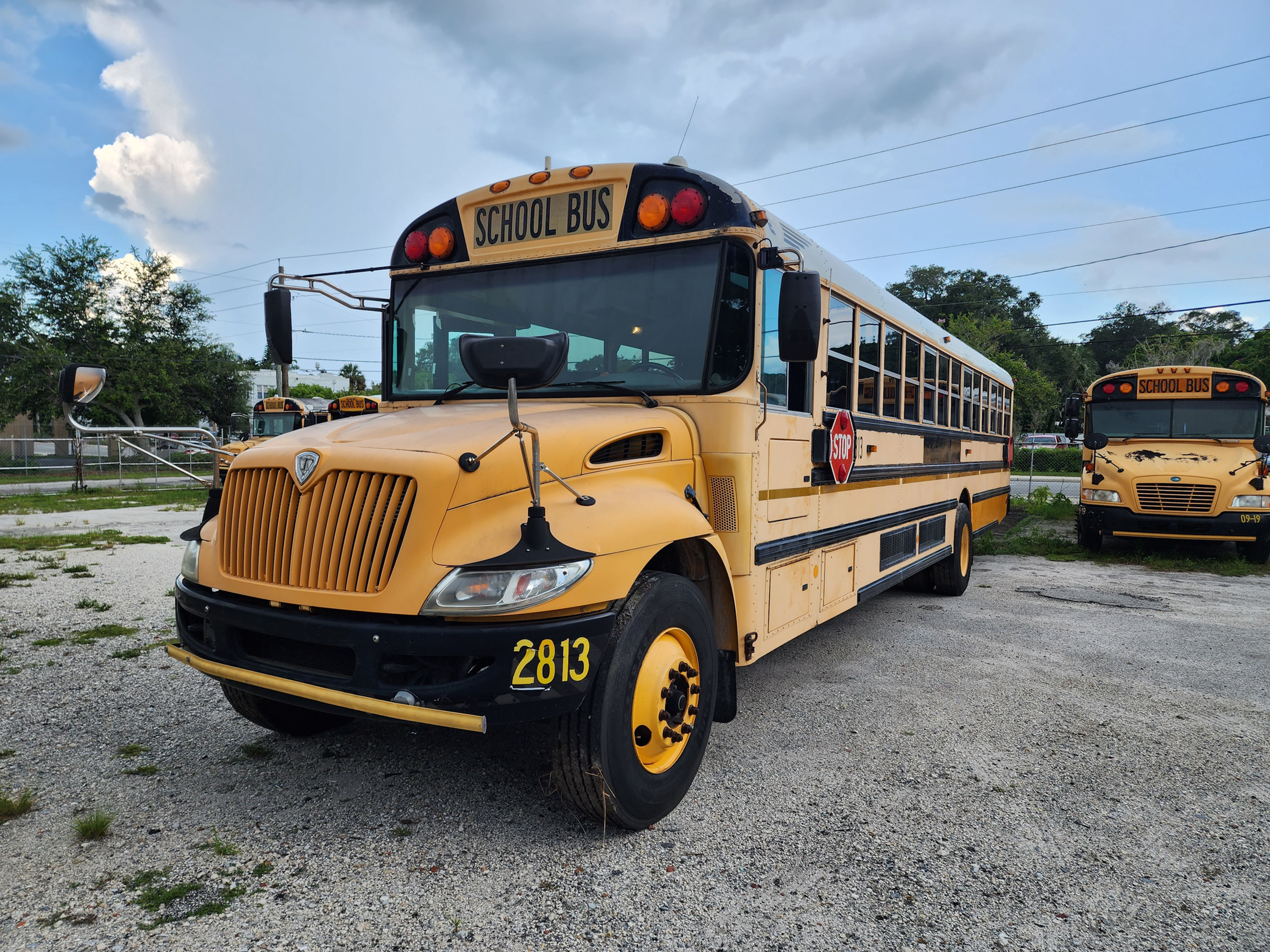 2008 international dt466 large ac system run good florida bus 77 pass