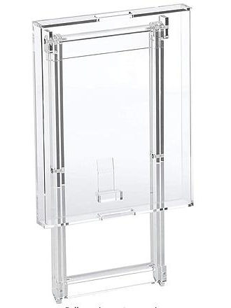 Thumbnail: Clear Acrylic Collapsible Tray Accent Table