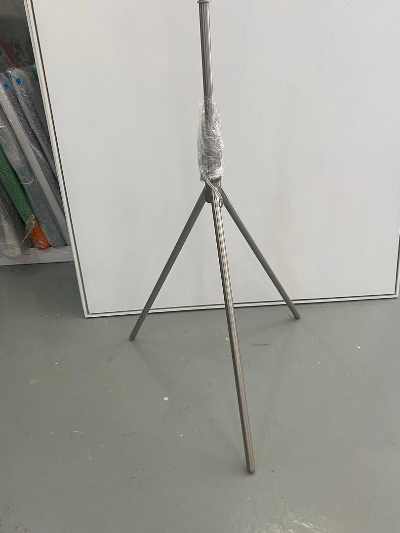 Thumbnail: Silver Floor Lamp w/Tripod Legs