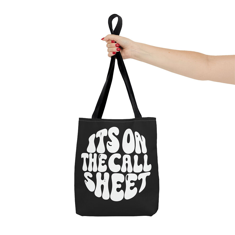 Thumbnail: Film Crew Tote Bag, Call Sheet Tote, Movie Set Bag,Film Production Tote