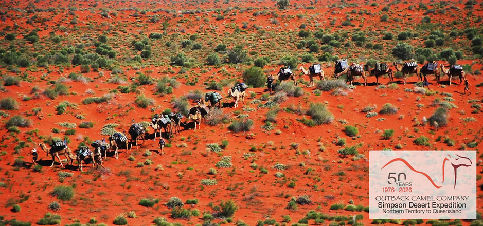 50th Anniversary Simpson Desert Expedition Postcard
