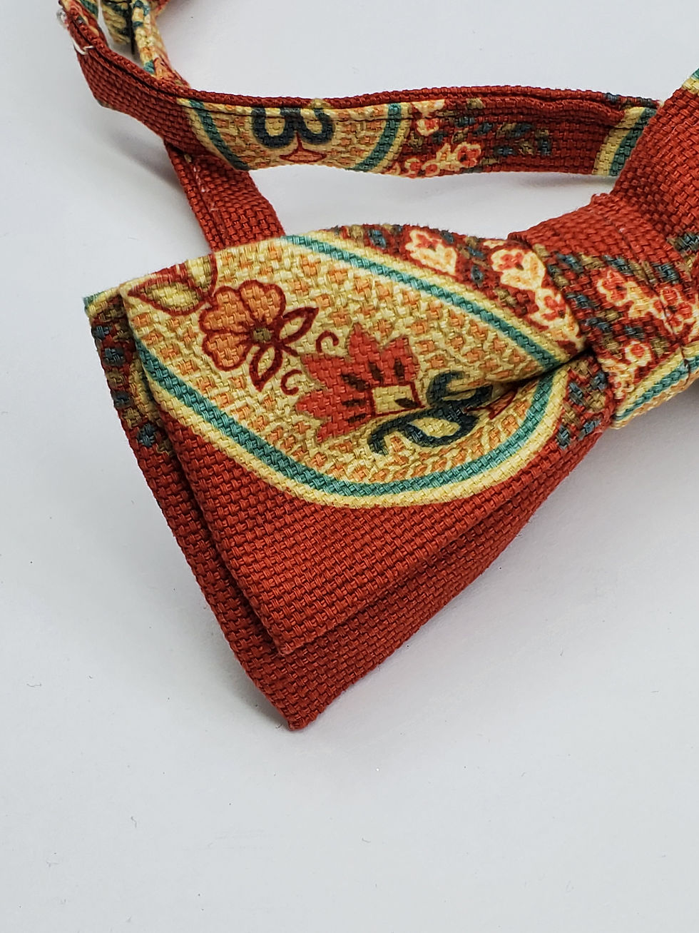 Thumbnail: Autumn Paisley Double Bow Tie