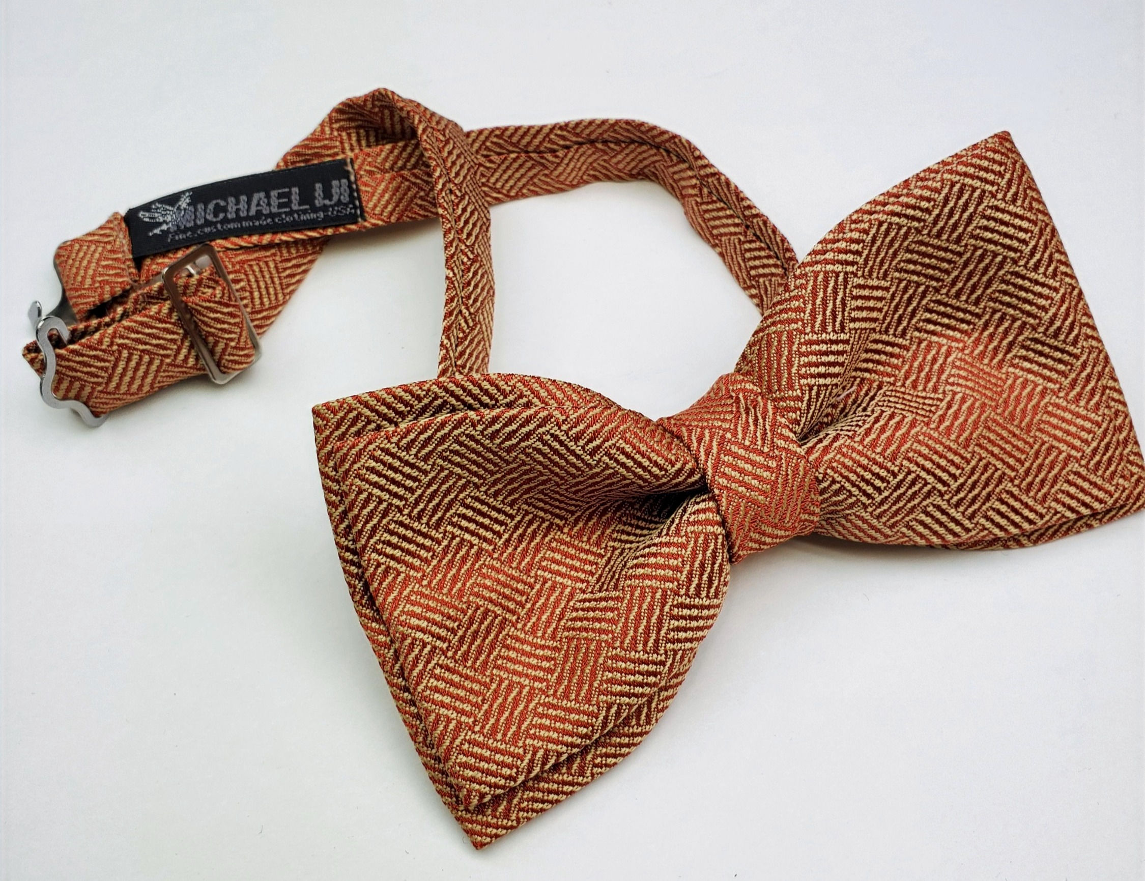 Bow Tie - Bronze Shimmer