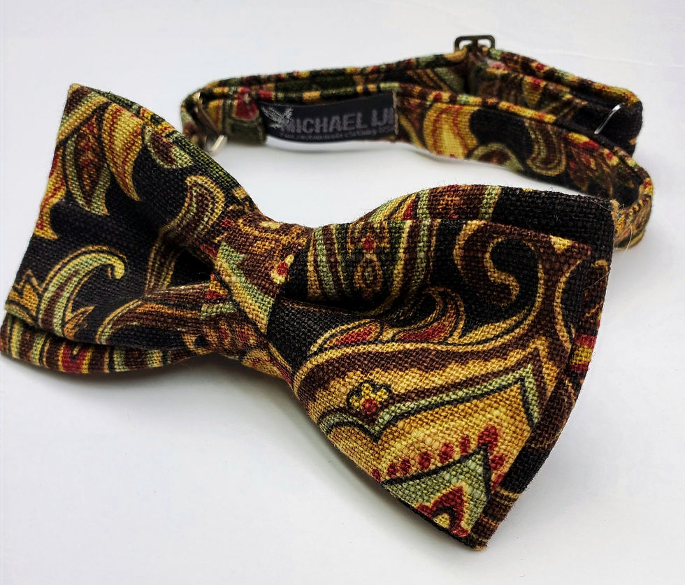 Bow Tie - Multi-Brown Tapestry